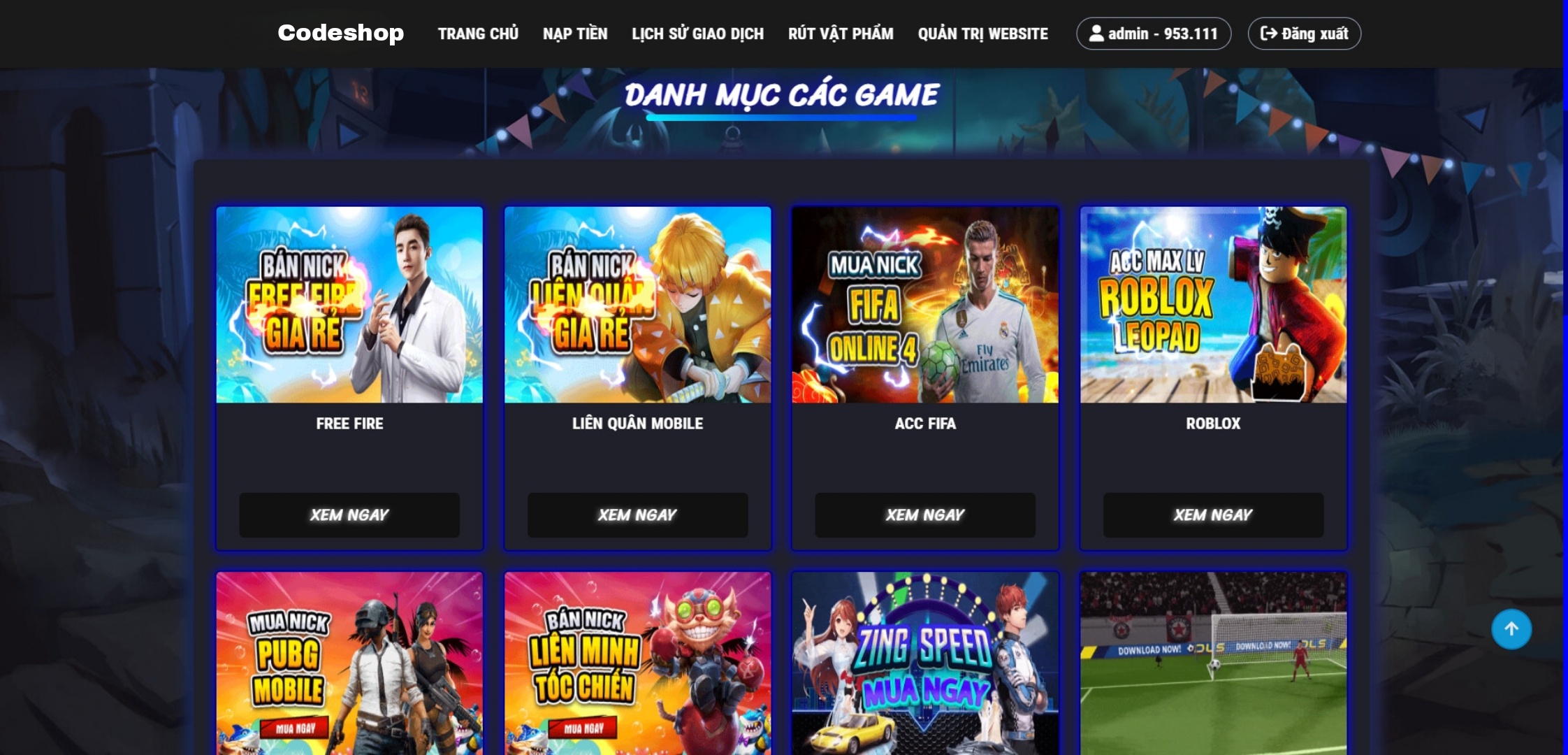 CODE SHOP ACC GAME 2