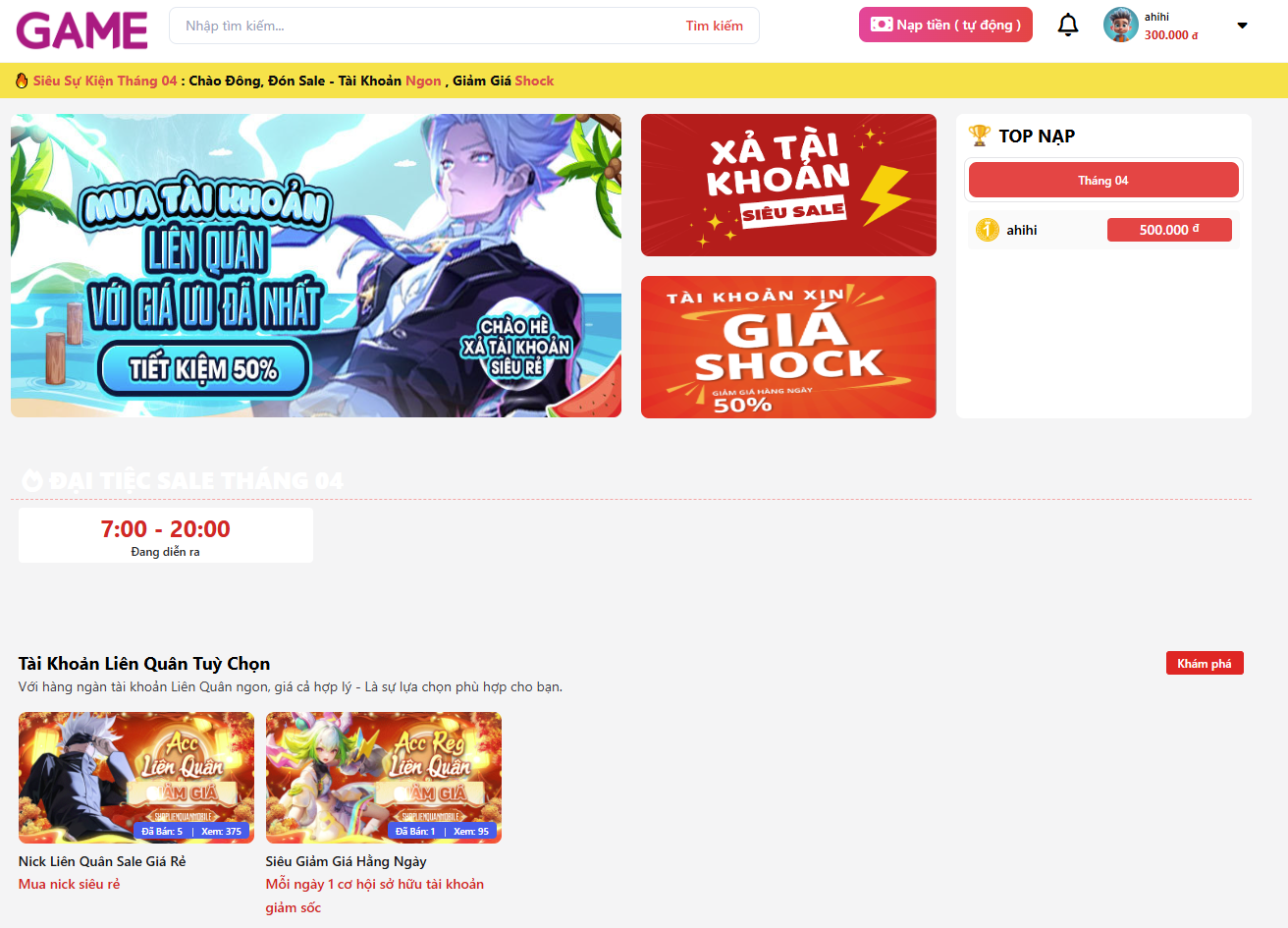 CODE SHOP ACC GAME 3